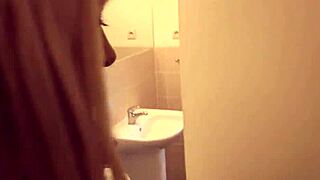 Holy crap, girl stroking cock in a public alley!