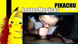 Dirty Schoolgirl with Glasses Learns to Suck Cock at 20