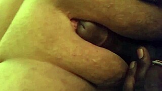 close up of fat pussy getting fucked by big interracial monster cock