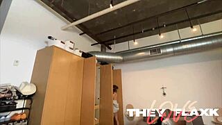 Slutty neighbor Sabrina Nichole banged for shopping spree