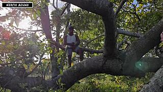 i can’t resist this sexy slut riding me in the Amazon