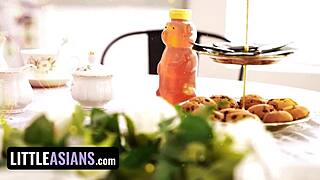 Little Asians - Japanese Tea Ceremony Turns Into Wild Mishap