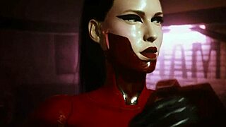 Detailed sex scene in Hammer Club with Female Tyger Claw in Cyberpunk 2077
