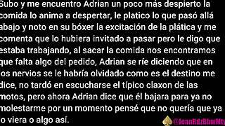 Man, this Uber Eats delivery guy totally banged my curvy Latina milf!