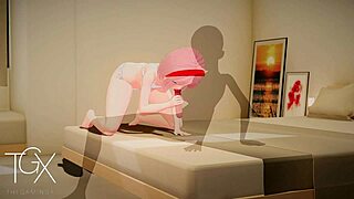 3D animated game featuring Naruto and Sakura in hentai-style sex scenes