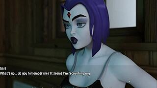 Oh damn! Raven forces Sanji to swallow cum in this wild One Piece hentai parody game ep 2