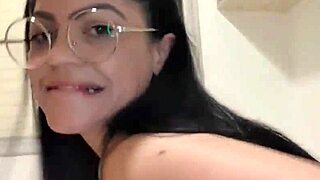 Latina pornstar masturbates big cock with monster tits