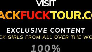 Ebony Aspiring Model Gives Deep Blowjob and Rides Cowgirl Style