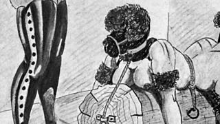 Vintage Erotic Drawings with Seductive Retro Charm