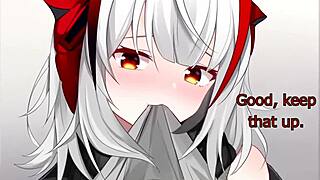 Hentai Girl Gives Jerk Off Instructions.