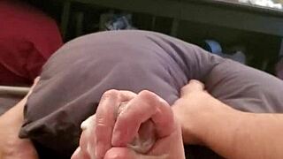 hey, watch me getting my small cock stroked real good