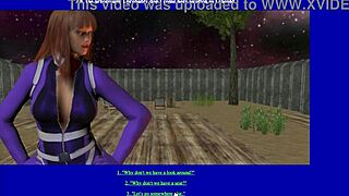 virtual sci-fi girls get fucked in the armory, ending with cumshots on shaved pussies