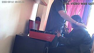 CCTV Captures Secretary Deepthroating Boss’s Cock in Steamy Office Affair