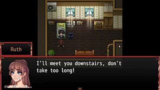 Seductive harem game with hot redhead girl