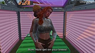Innocent redhead fucks with bbc bum on the street - sims 4 - 3d animation, feeling every thrust in doggystyle and cowgirl.