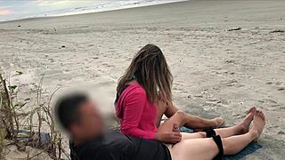 Take my dick out of your ass, they're staring at us right now! I can't believe this milf's wild POV creampie.