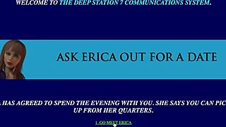 virtual sci-fi girls get fucked in the armory, ending with cumshots on shaved pussies