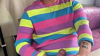 Horny college guy, talk dirty while jacking off that big cock for me.