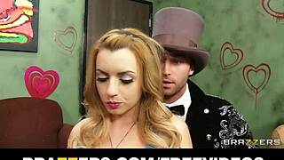 Four hot girls dive into one hard cock for an explosive group orgy session.