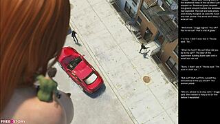 big apple small gesture episode 17 brings 3d cartoon sex with hentai anime action