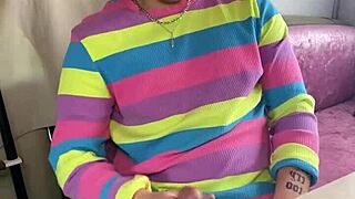 Horny college guy, talk dirty while jacking off that big cock for me.