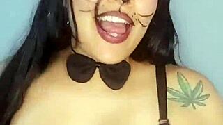 My Stepdad Helps Me SQUIRT with Sexy Massage and Wild Fucking!