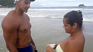 Paty Bumbum Sucks Monster Cock After Beach Meetup Gone Wild.