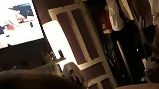 She Sucks Cock In A Passionate Blowjob Session