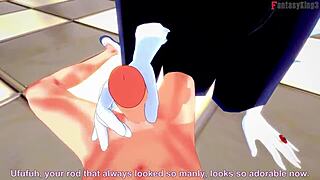 albedo having wild sex in overlord fantasy world