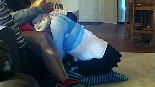 Tiffany, suck that huge 55-inch black cock right now