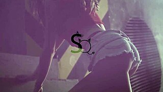 Blond Stasyq model Sonya teases subtly, showing off natural tits in erotic bikini.