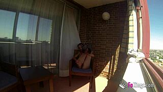 sara ray, wanna show madrid how you stroke that dildo on the balcony?