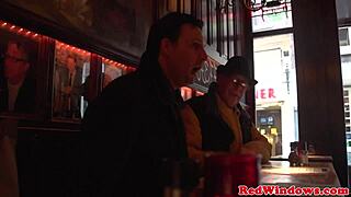 Redlight Eurobabe Masturbates Wildly After Hot Sexytime!