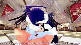albedo having wild sex in overlord fantasy world