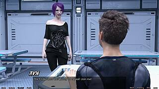 स्पेस में फंसी 78 - इमो लड़की 3D कार्टून डेटिंग में खुलती है, अगला कदम क्या?