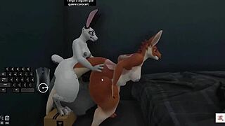 Churn Vector Gameplay Teases with Furry 3D Masturbation Scenes