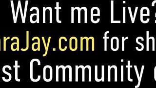 Milfs sara jay lyla jordan and tinslee regan in intense 4way with bubble butt licking