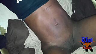 Urban Slim Petite Ebony Milf in Hot Pussyfucking