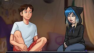 Summertime Saga Episode 89: Bold Ass and Tits Action. Anime Game with Big Ass Fun