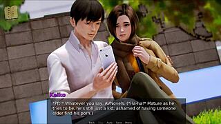 Academy 230 unfolds as an epic anime hentai game adventure