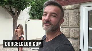 Behind the scenes lana desires submission in lingerie outdoors 😊