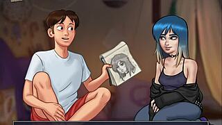 Summertime Saga Episode 89: Bold Ass and Tits Action. Anime Game with Big Ass Fun