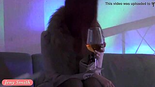 jeny smith teases stranger with dancing and undressing in night club