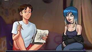 Summertime Saga Episode 89: Bold Ass and Tits Action. Anime Game with Big Ass Fun