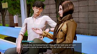 Academy 230 unfolds as an epic anime hentai game adventure