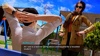 Academy 230 unfolds as an epic anime hentai game adventure