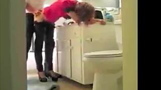 Damn, French Slut Banged Hard in Kitchen by Neighbor!