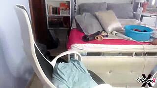 I-I mean, maxine x stretches her pussy with that huge 24 inch dildo solo, oh god!