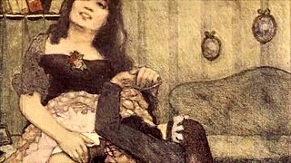 Vintage Erotic Drawings Showcase Retro Sensual Art