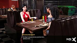 Fashionbusiness Episode 2 Scene 53 Shows Anime Girl Flashing Pussy in Busy Restaurant for Wild Hentai Game Action